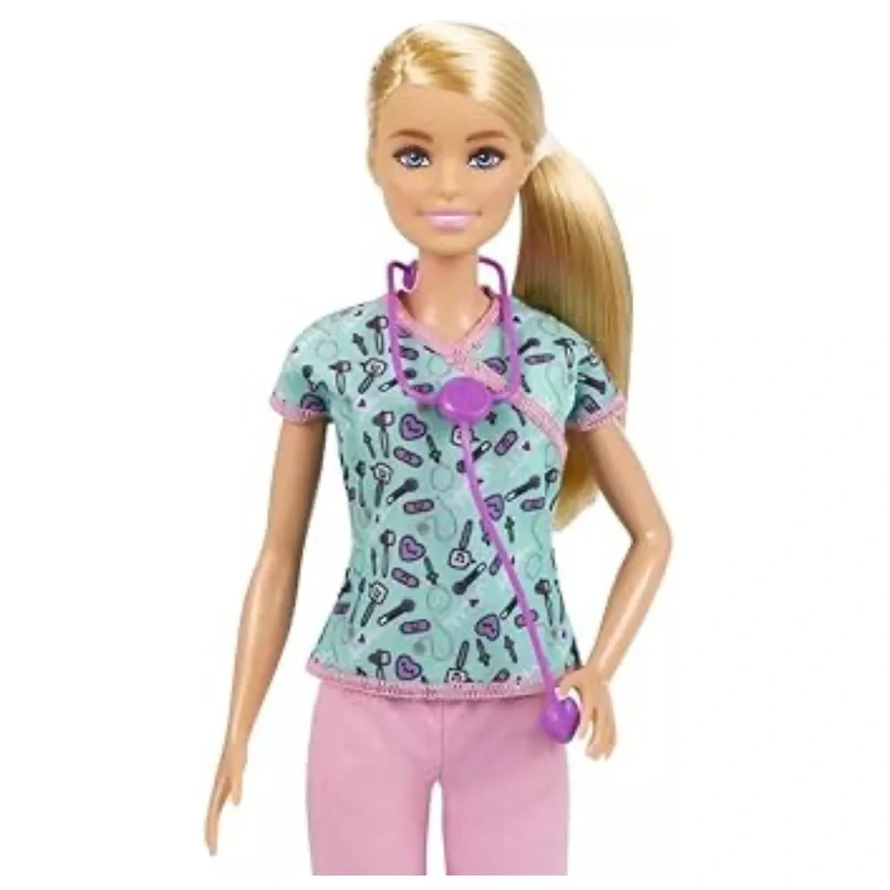 Mattel Barbie Doll with Pink Pants and Green Top